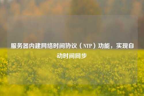 服務(wù)器內建網(wǎng)絡(luò )時(shí)間協(xié)議（NTP）功能，實(shí)現自動(dòng)時(shí)間同步